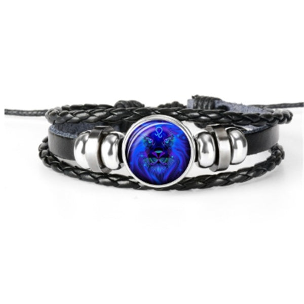 Zodiac Constellation Bracelet Braided Design Bracelet For Men, Women and Kids