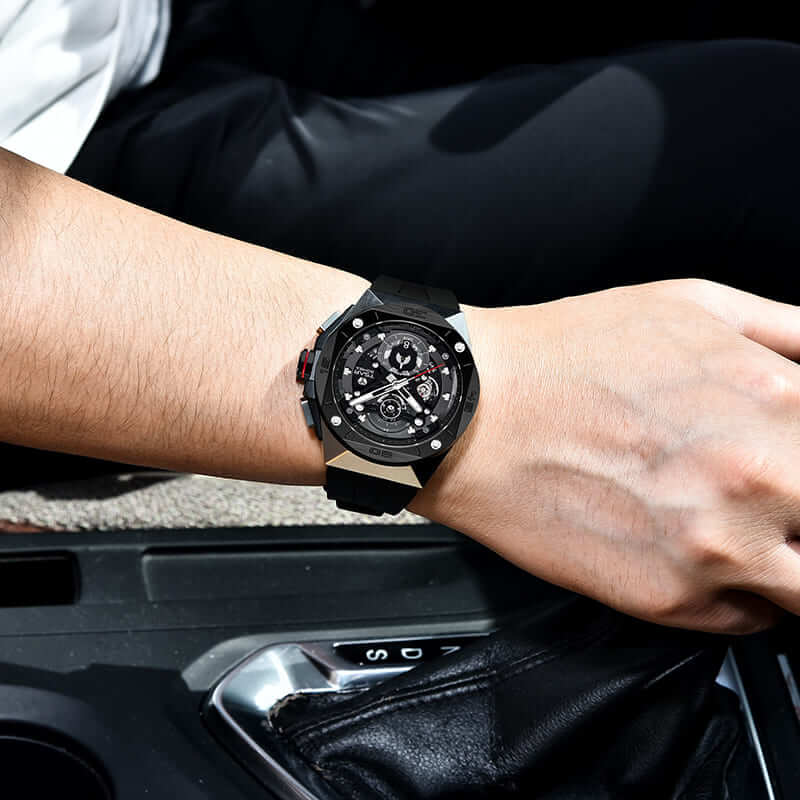 Classic Crystal Luminous Waterproof Watch