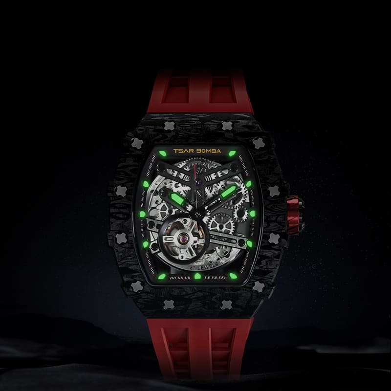 Carbon Fiber Automatic Watch