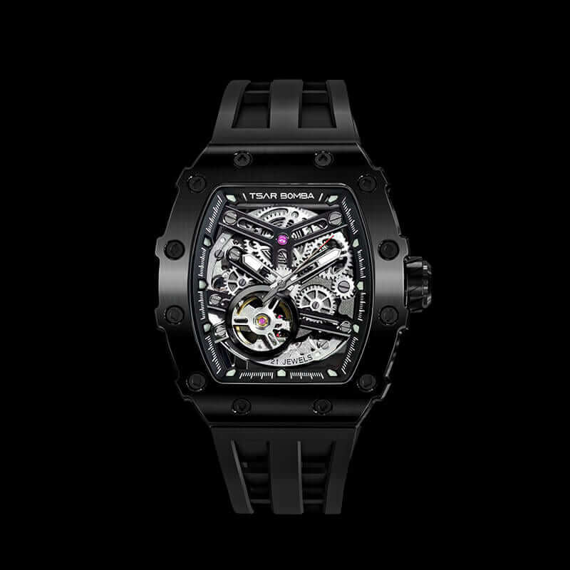 Automatic Watch Carbon Fiber Case