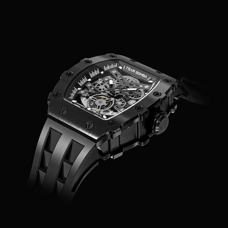 Automatic Watch Carbon Fiber Case