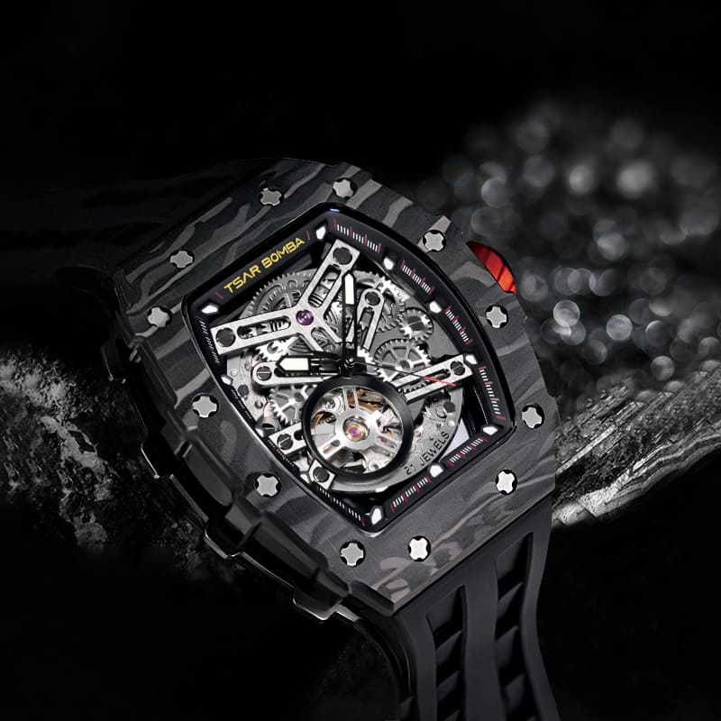 Carbon Fiber Automatic Watch