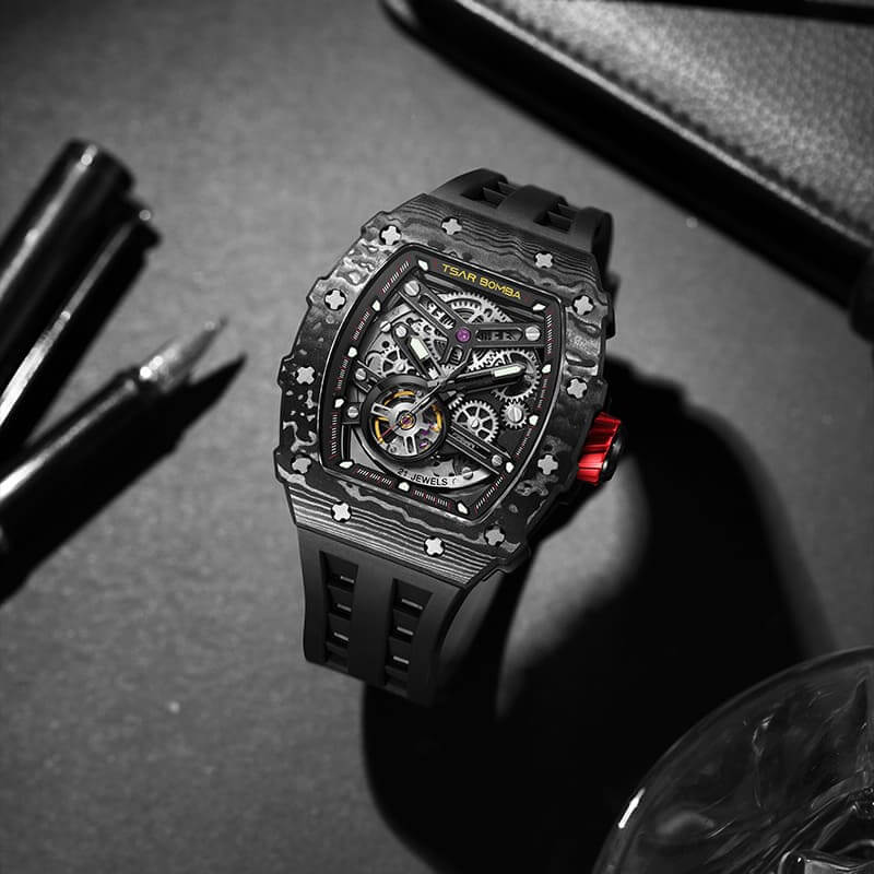Carbon Fiber Automatic Watch