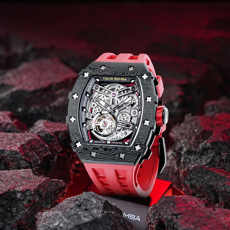 Carbon Fiber Automatic Watch