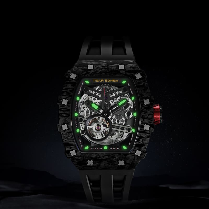 Carbon Fiber Automatic Watch