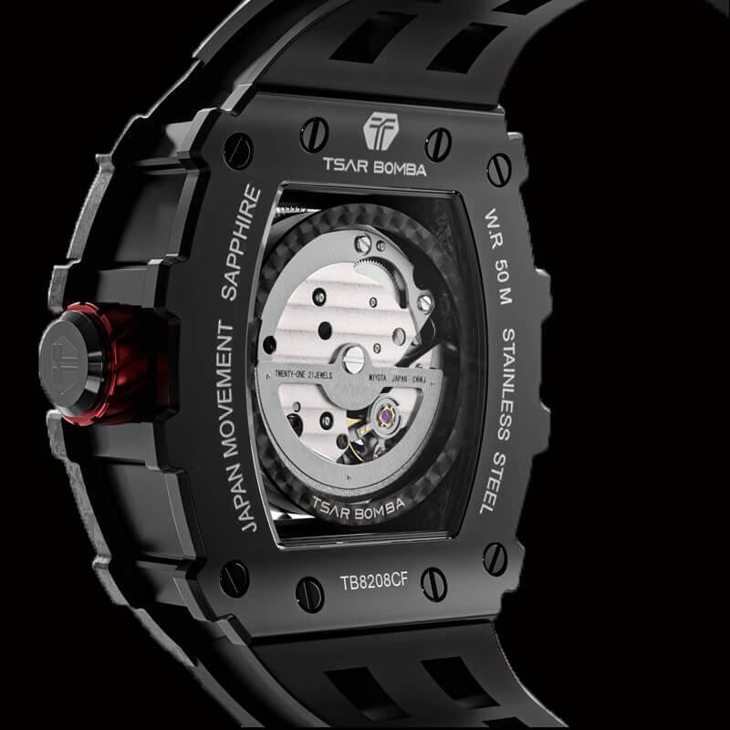 Carbon Fiber Automatic Watch