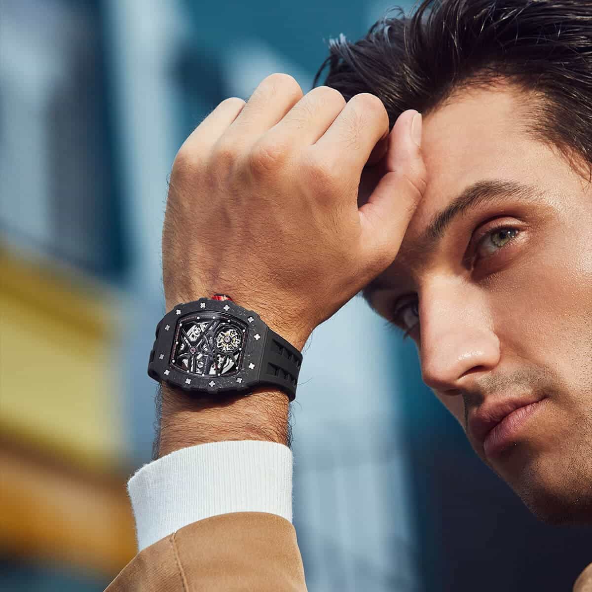 Carbon Fiber Automatic Watch