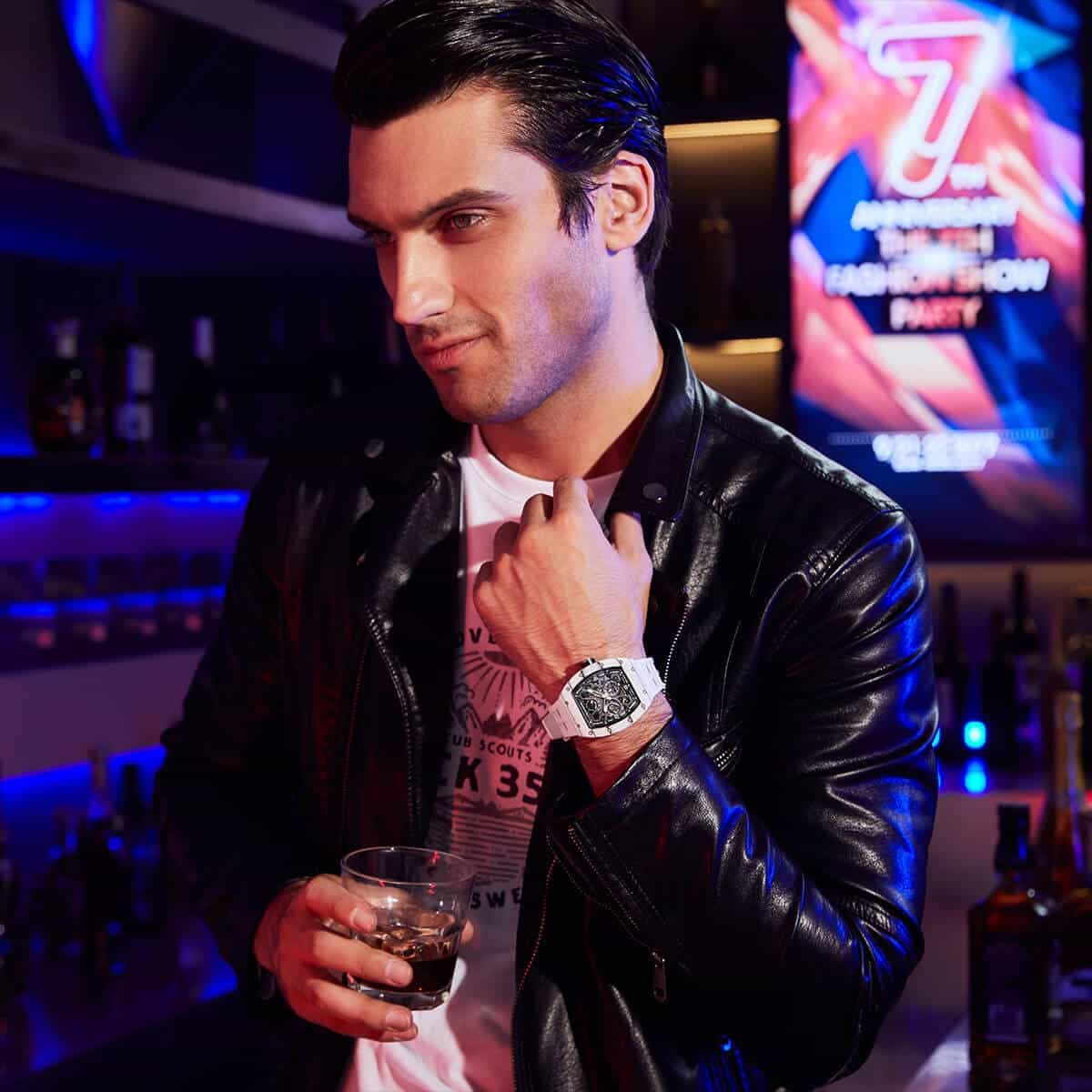 Kinetic Energy Display Automatic Watch