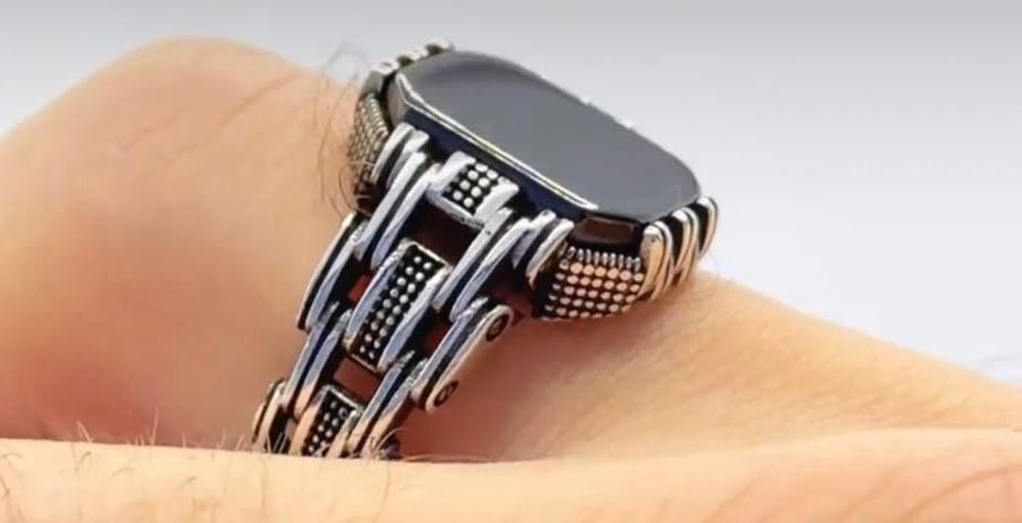 Chain Design Silver 925 Men’s Ring