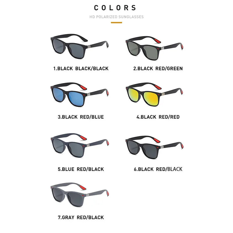 Night Vision Glasses PC Frame Polarized Sunglasses Unisex Outdoor Sport Sun Glasses Day Night Vision Driver Night Glasses Goggles