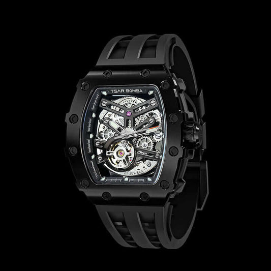 Automatic Watch Carbon Fiber Case