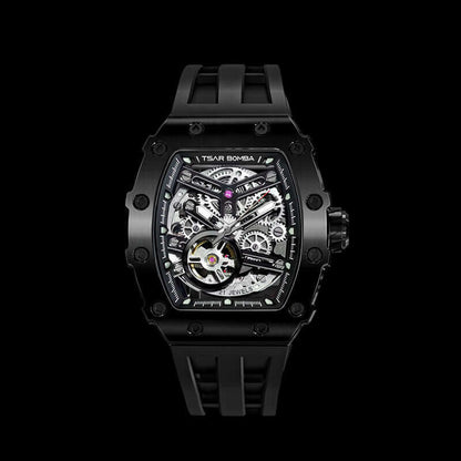 Automatic Watch Carbon Fiber Case