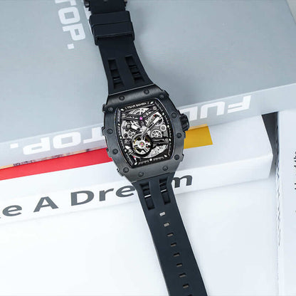 Automatic Watch Carbon Fiber Case