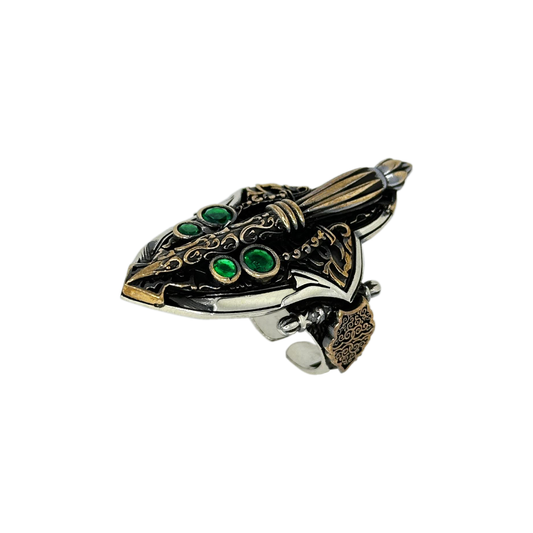 Silver Shield Ring