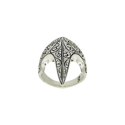 Silver Archer Thumb Ring
