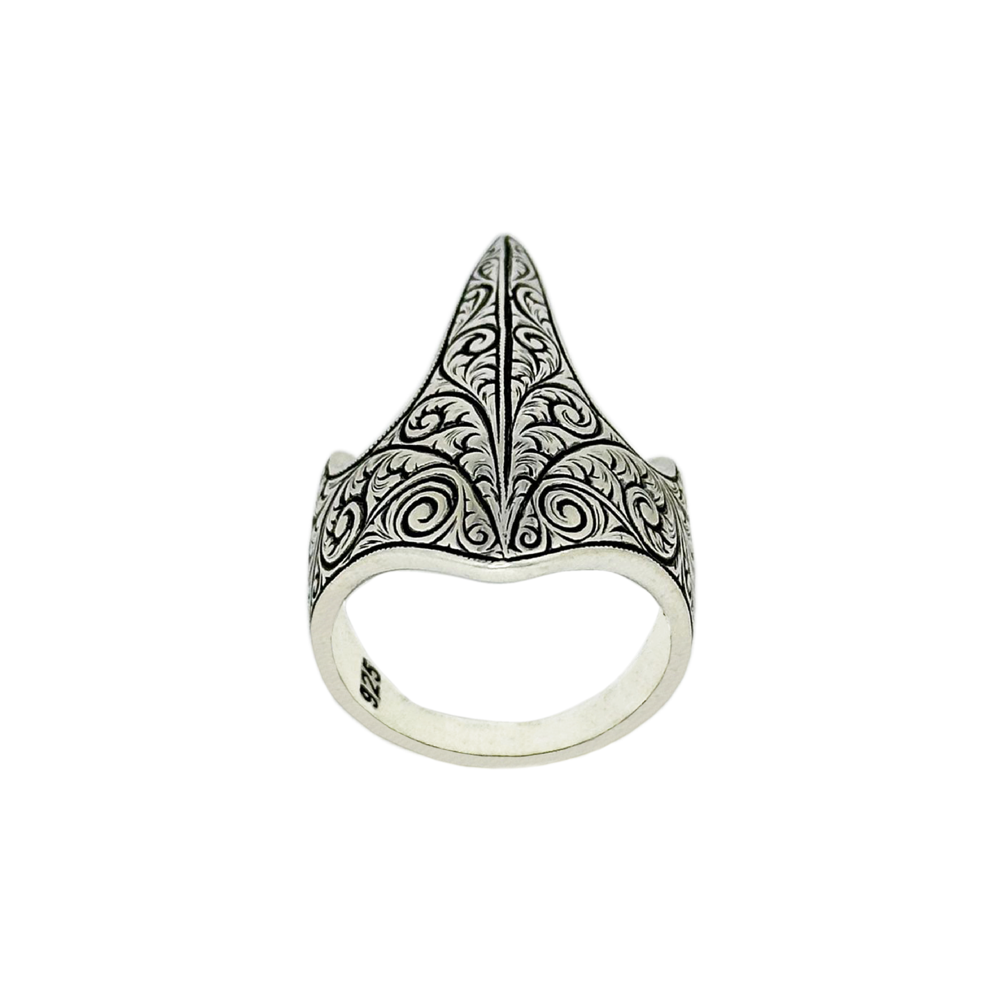Silver Archer Thumb Ring