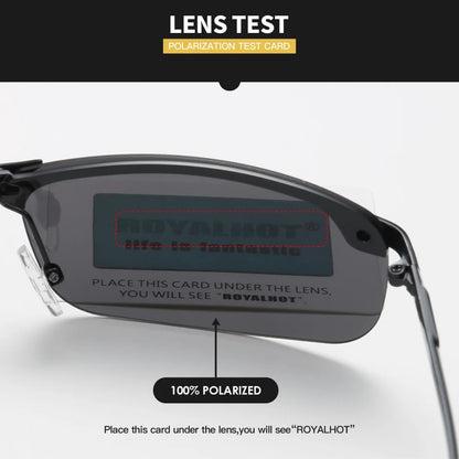 Unisex Polarized Classic Metal Oval Border Sunglasses Driving Sun Glasses,rh004