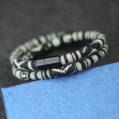 Men Bohemia Rope Bracelet Attract Magentic Braclet Adventure Survival Braslet Pulseras Hilo Hombre Beach Surf Brazalete