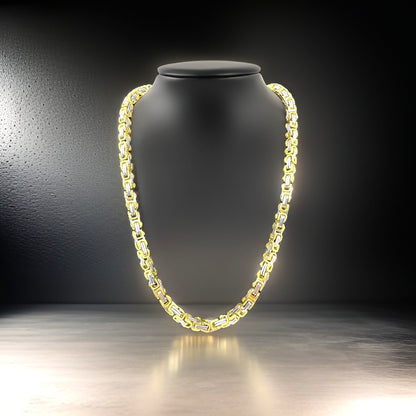 Long and Elegant Stainless Steel Necklace