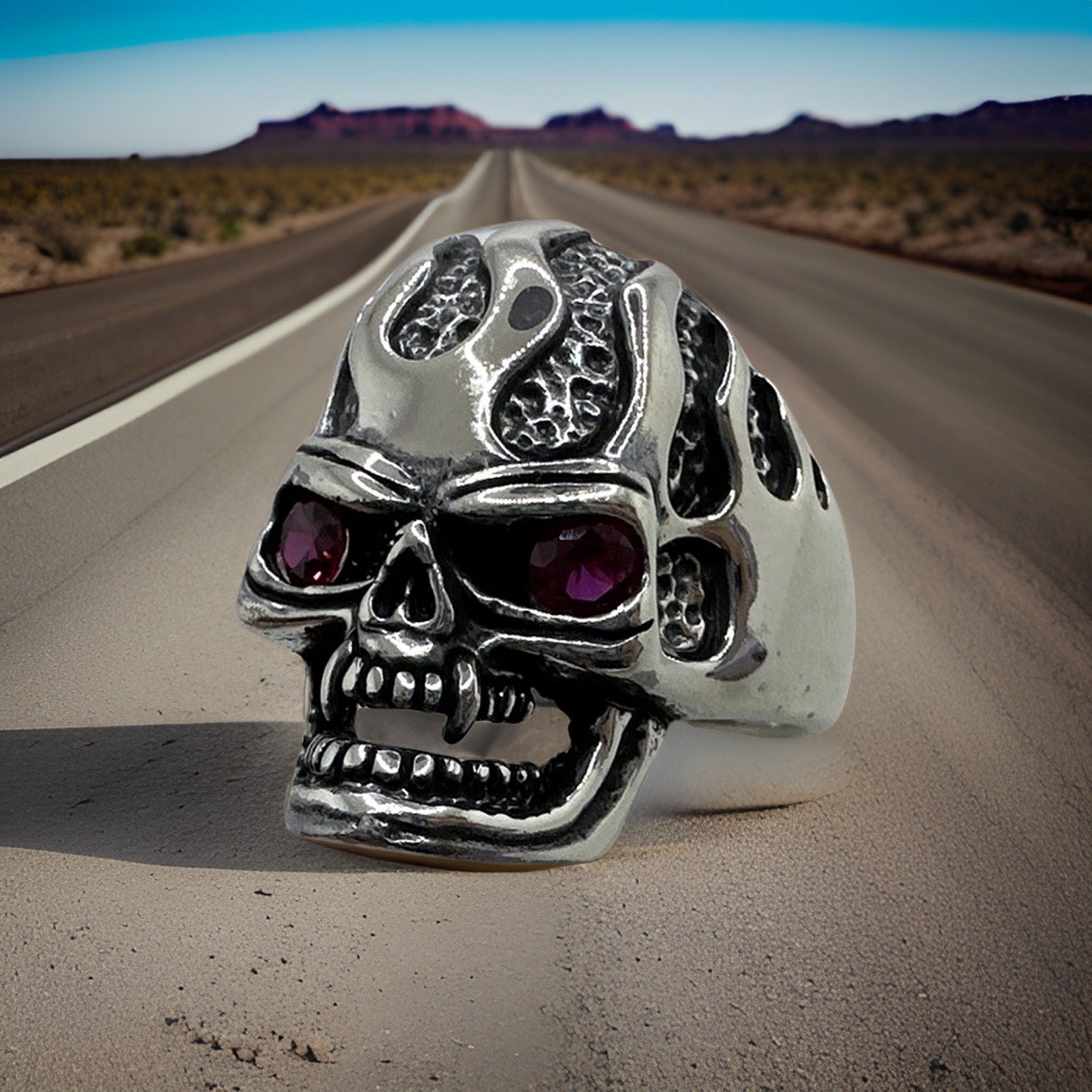 Skull Silver Ring