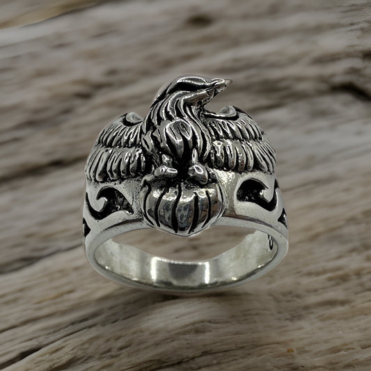 Silver Eagle Ring